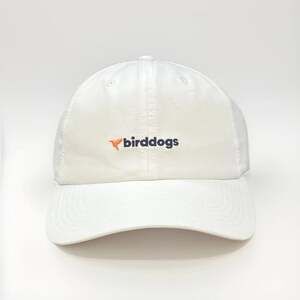 Birddogs Hat Mens Strap Back Stretch Performance Golf White Cap Adjustable NEW